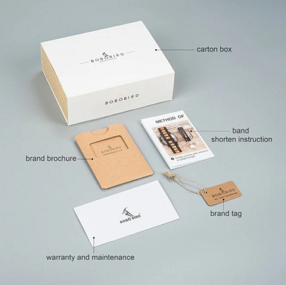 New Bobobird Men's Casual Luxury Genuine Wood Watch - Picture 3 of 5